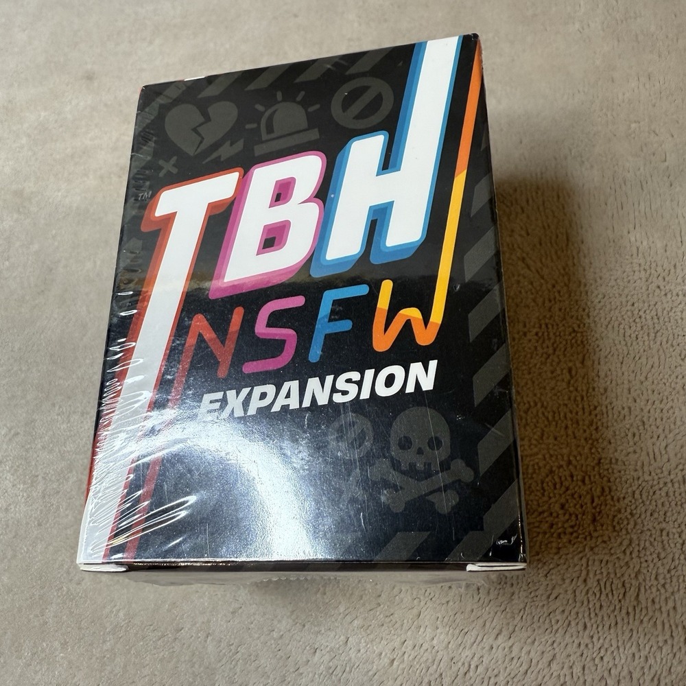 TBH To Be Honest NSFW Expansion (168 Cards) 18+ Card Game 3-8 Players SEALED BOX